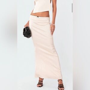 BRAND NEW Edikted Satin Maxi Skirt